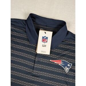 New England Patriots Nike Sideline Victory‎ Polo Shirt Mens Small Navy Blue NWT